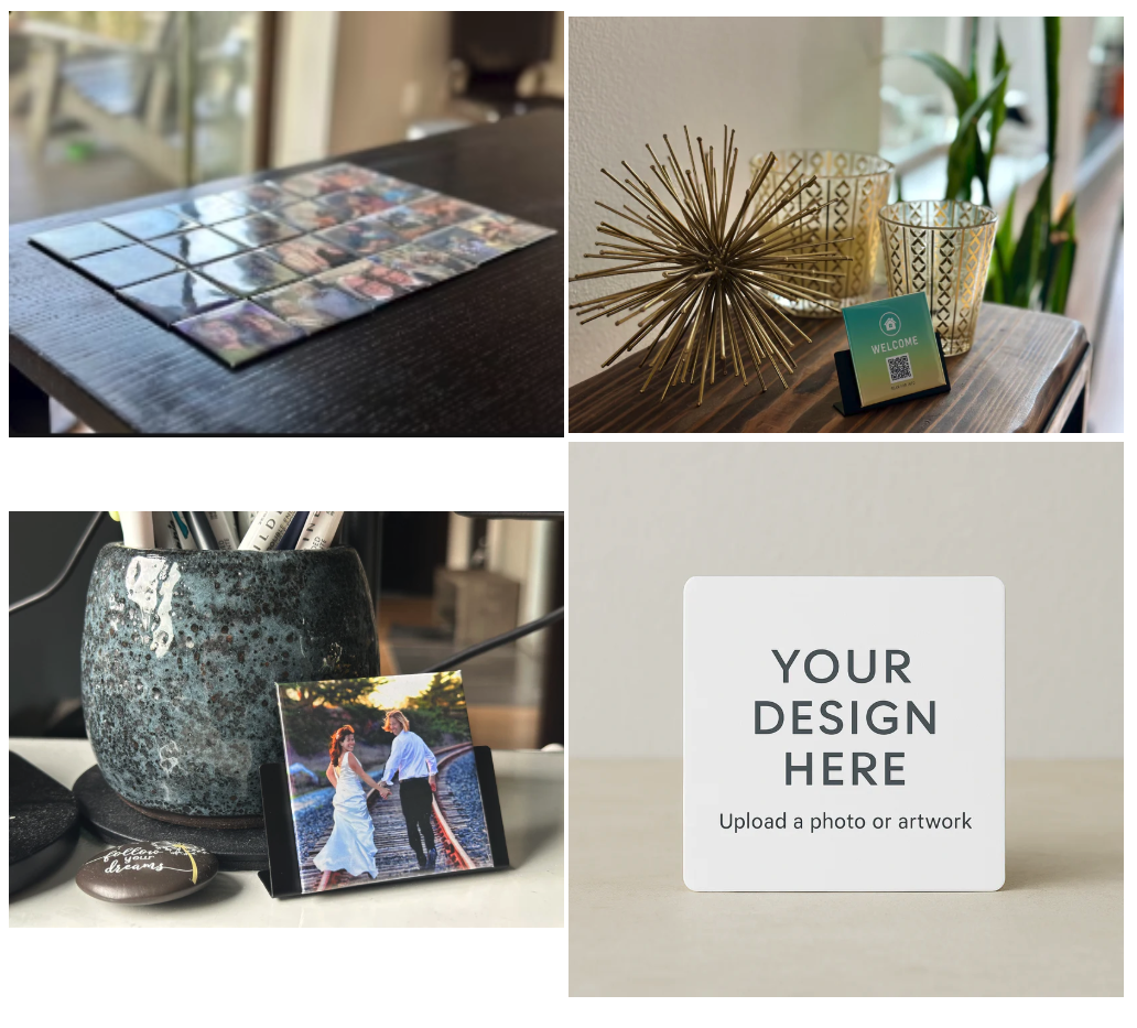 Examples of custom photo magnets